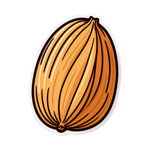 Brown Rice sticker illustration