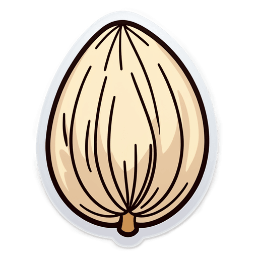 Psyllium Husk sticker illustration