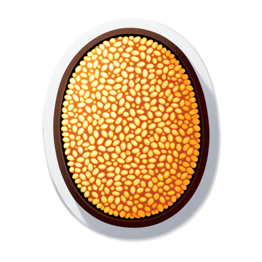 Quinoa sticker illustration